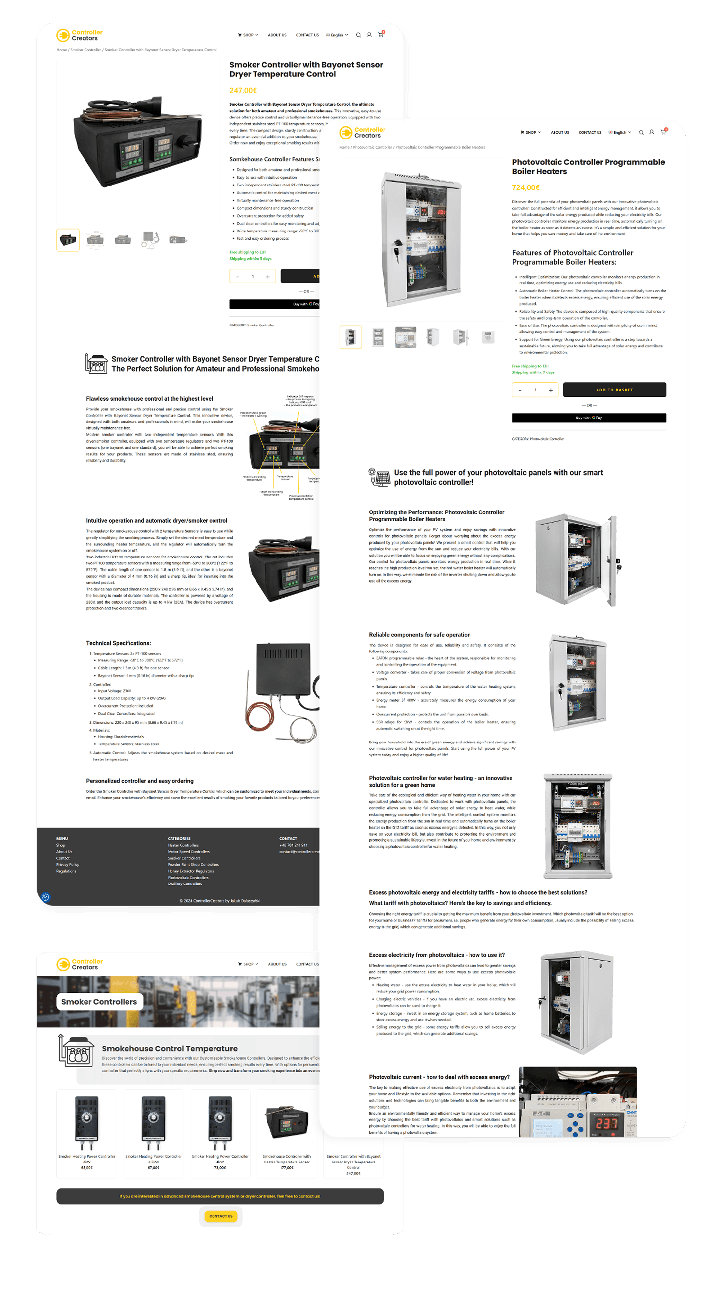 Mockup: karta produktu (desktop)
